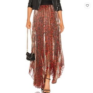Alice + Olivia Katz Pleated Handkerchief Skirt 4